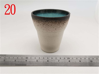 日本製169(2樓藍色裂釉杯)